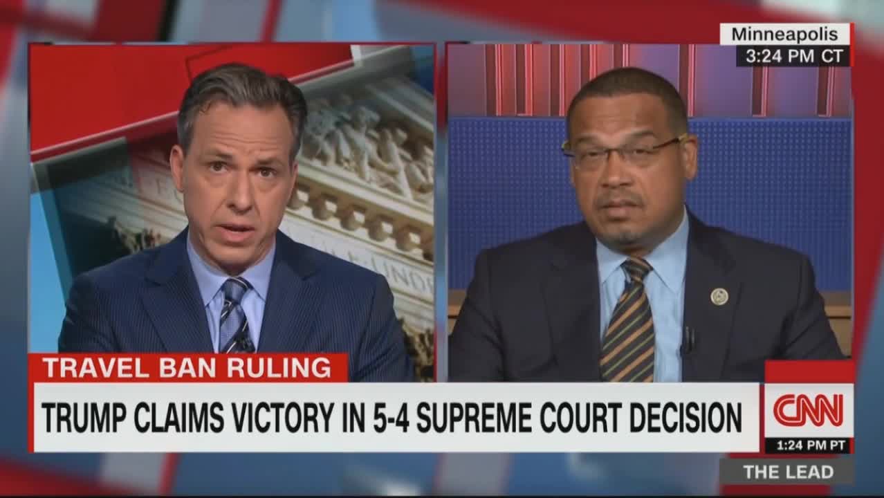 CNN’s Tapper sets off Keith Ellison with question on Farrakhan ties