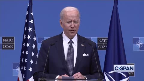 REPORTER: "Do you think that Russia needs to be removed from the G-20?" BIDEN: "My answer is yes."