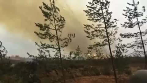 Russians Firing Missiles into Ukraine