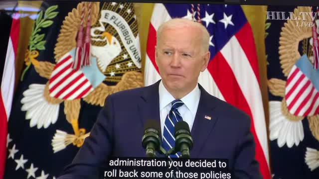 Biden falsely claimed there are no changes in numbers coming in