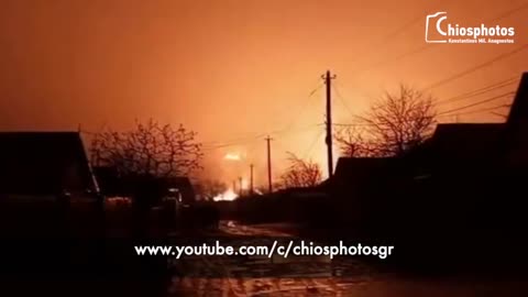 Massive explosions strike ukraine 27.2.2022