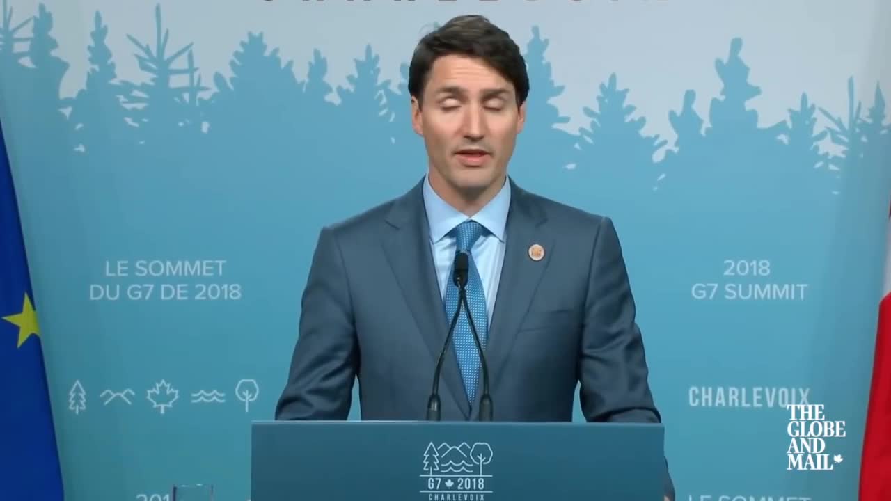 Justin Trudeau Talks Garbage About Trump Behind His Back