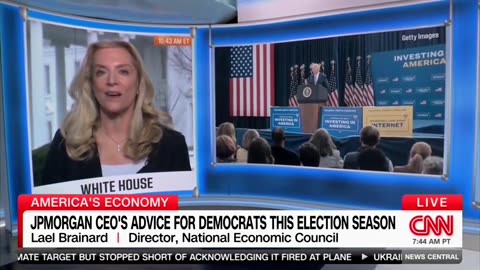 CNN Host Confronts Biden Official With Viral Clip Of Jamie Dimon Calling Out Democrats