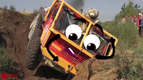 Off Road Truck Mud Race | Extrem off road 8X8 Truck Tatra - Woa Doodles Funny Videos