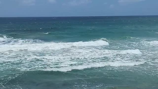 Rough Sea in Portland Jamaica