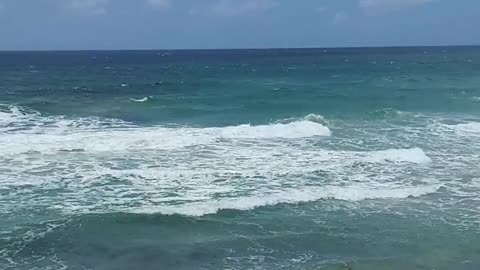 Rough Sea in Portland Jamaica