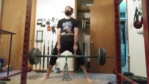 Rope handles deadlift