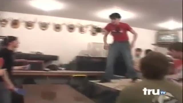 DRUNK KID JUMPS 0N A TABLE W0rlds Dumbest Partiers 😂👏