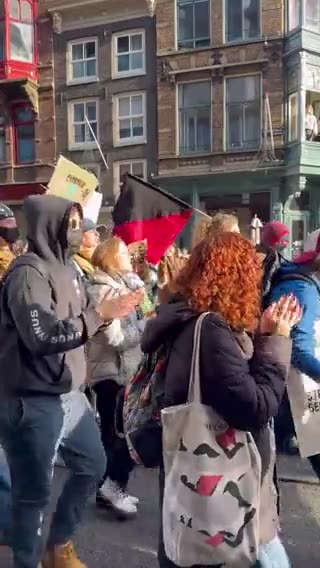 Commie Girl Greta Thunberg Marches Down Street Chanting Against Capitalism After Anti-Israel Rant