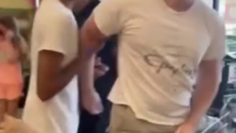 Violent Leftist Very Upset After Maskless Person Walks By