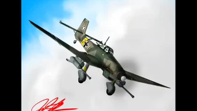 JU87 Stuka digital painting