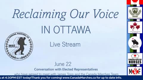 Reclaiming Our Voice in Ottawa Day 1 (June 22 2022) Part 1 of 2
