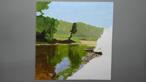 Draw The Shadows Of Trees On The River