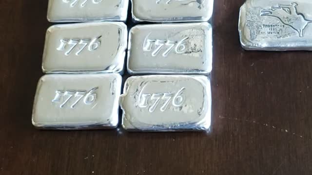 Silver Bars Step 3 polishing