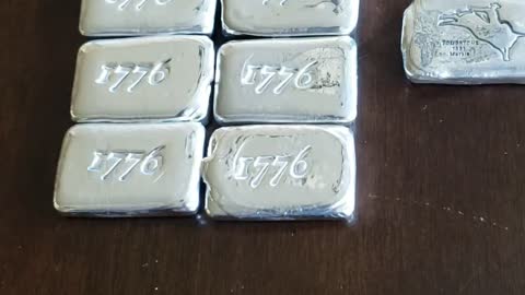 Silver Bars Step 3 polishing