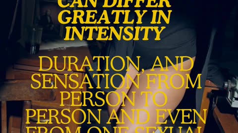Women's orgasm can differ greatly in intensity🧧🌡 | Some women may hve many orgasm