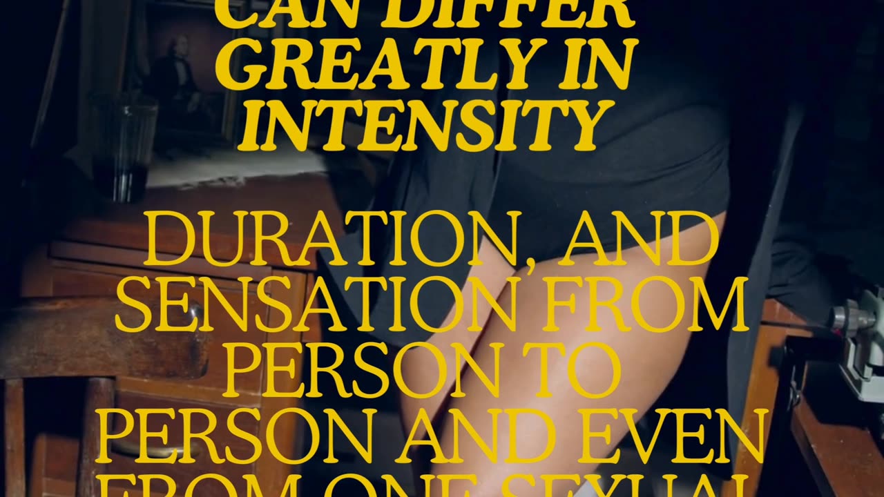 Women's orgasm can differ greatly in intensity🧧🌡 | Some women may hve many orgasm
