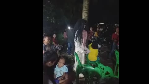 Seeing this video, only in Indonesia, ghosts have no self-respect.