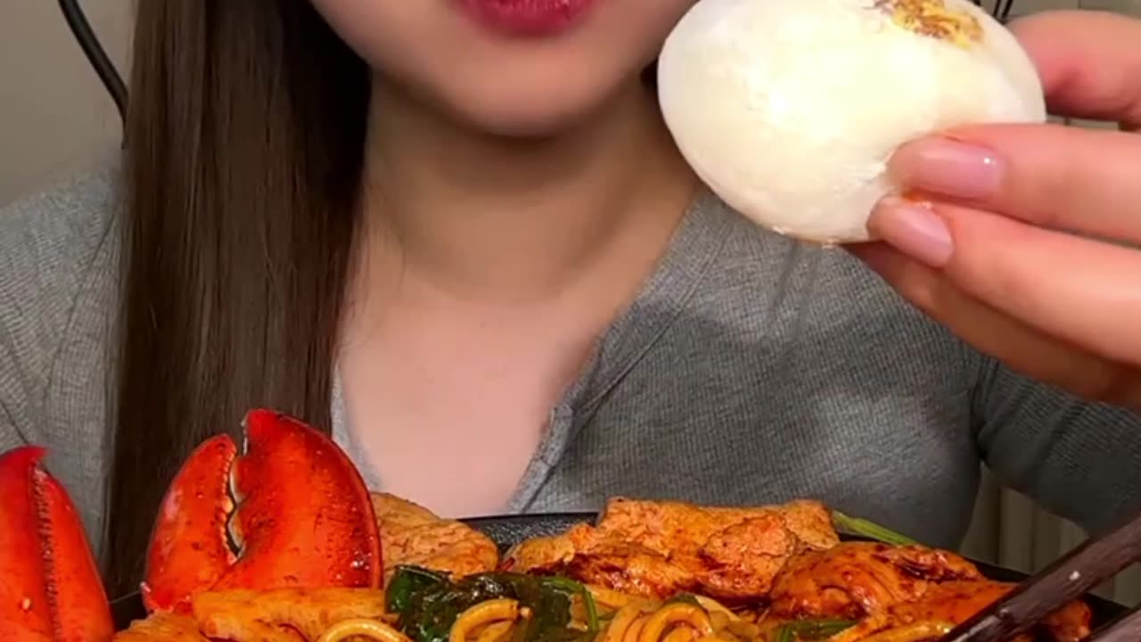 ASMR MUKBANG spicy Pork Bellly Soothing Sounds While Enjoying Delicious 먹방 모음이 팅쇼 리얼 사운드