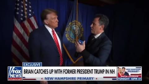 Brian catches up with Trump in New Hampshire