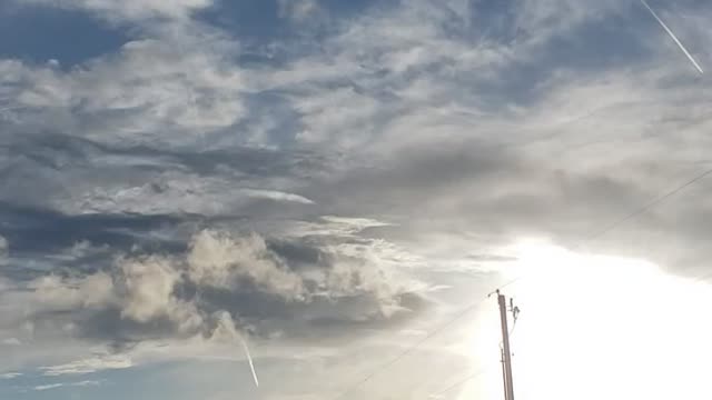 Really spraying tonight