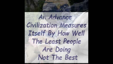 advance civilization Measures Itself