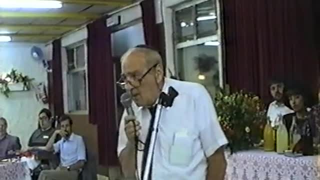 RARE- Herb Sunshine Z"L and Rabbi Kahane HY"D speak at a Kach Dinner 1990