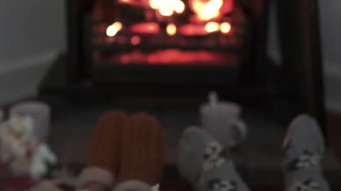 Christmas fireplace (2) Nightfiire