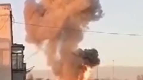 The Moment a Missile Slams into a Russian Airbase in Crimea