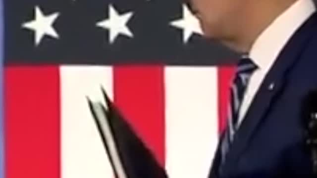 Joe Biden Shakes Hands With Who? | Is Someone There?