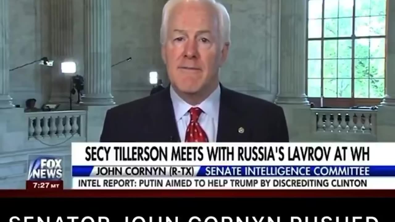 Senator John Cornyn pushed the Russia Collusion HOAX. He is a RINO Traitor