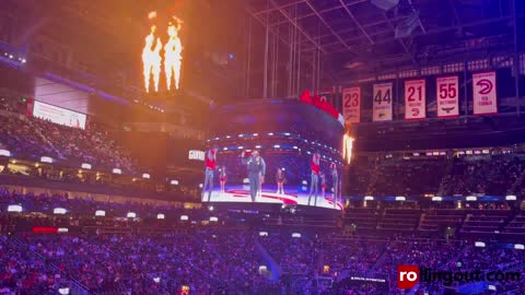 Young Thug makes surprise appearance at Gunna's Atlanta Hawks halftime performance