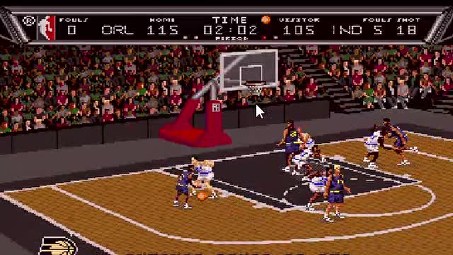 NBA Action 94 Genesis rom, I spent plenty of time at the foul line