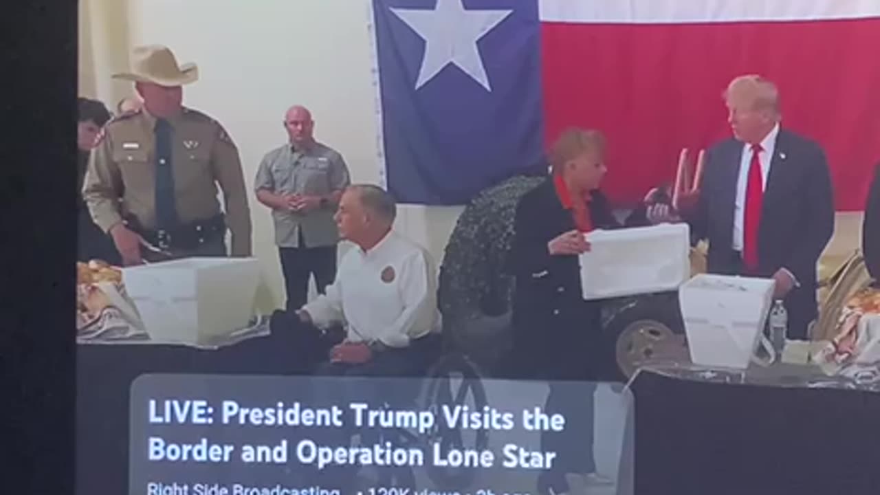 LIVE~ PRESIDENT TRUMP VISITS THE BORDER & OPERATION LONESTAR