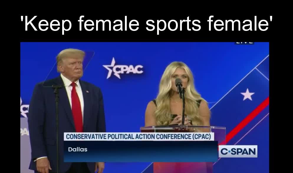 ‘Keep female sports female,’ college swimmer tells CPAC crowd