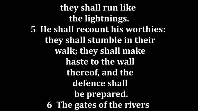 Nahum 2 King James version