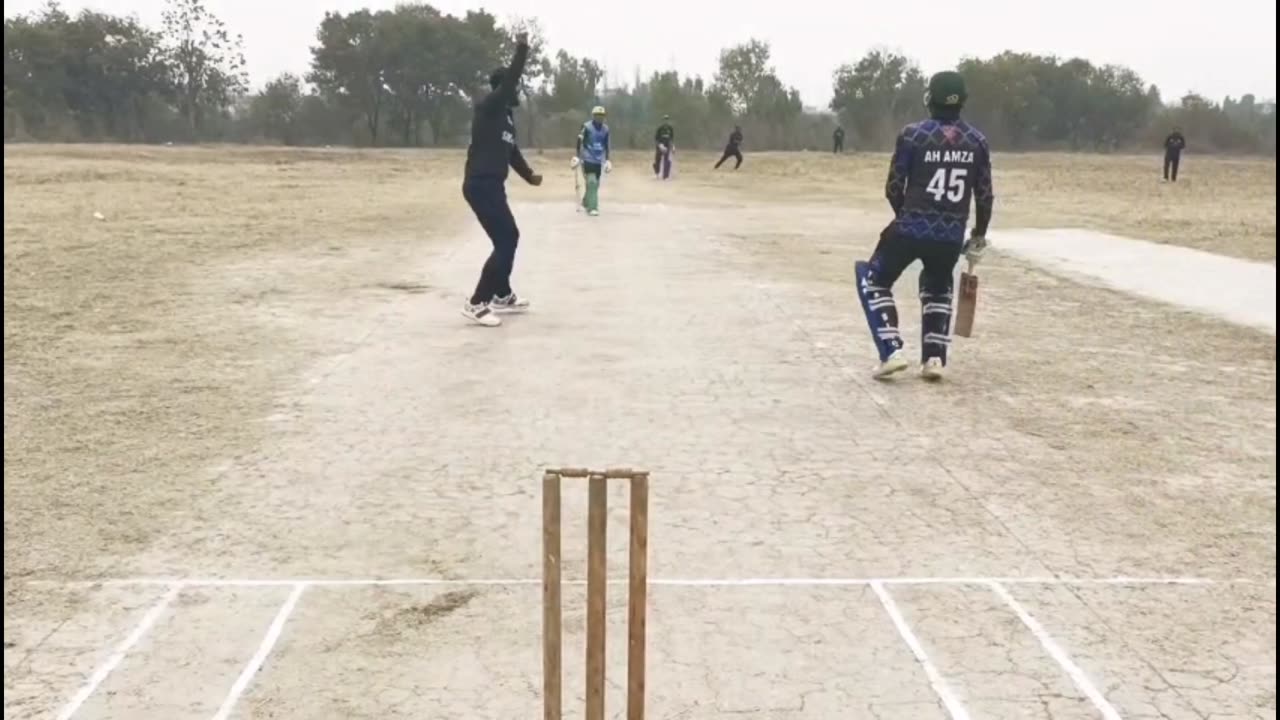 Cricket match in hmv warrior cricket ground | Bating Of Hmc Warrior Players