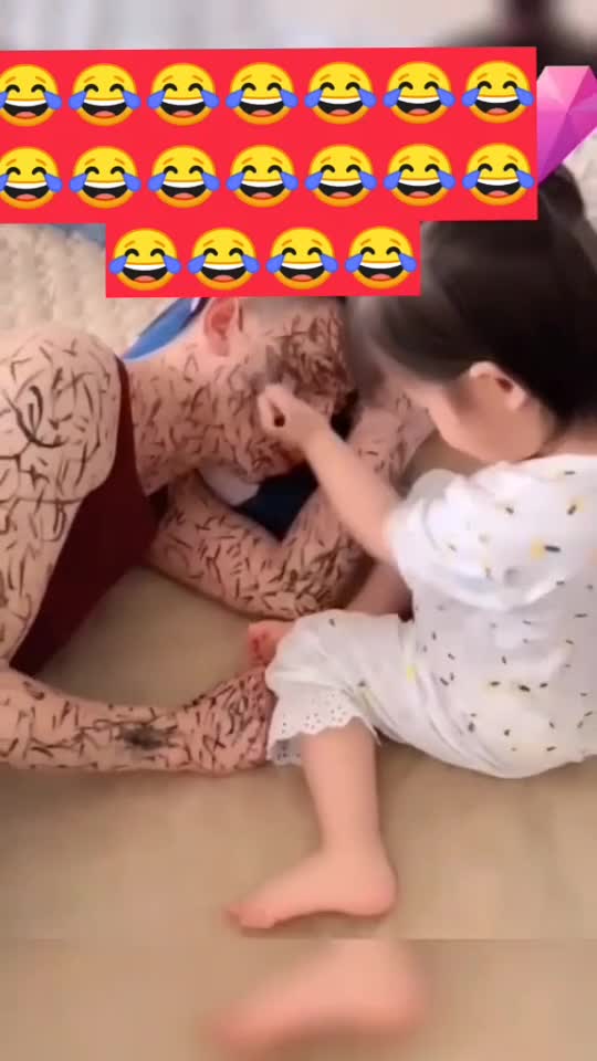 What a funny video of cute baby