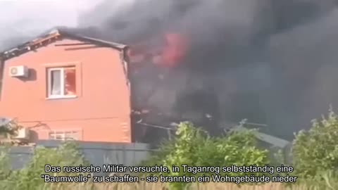 The Russian military tried to independently create a "cotton" in Taganrog - they burned down a resi