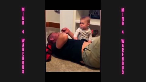 funny cute babies reactions.