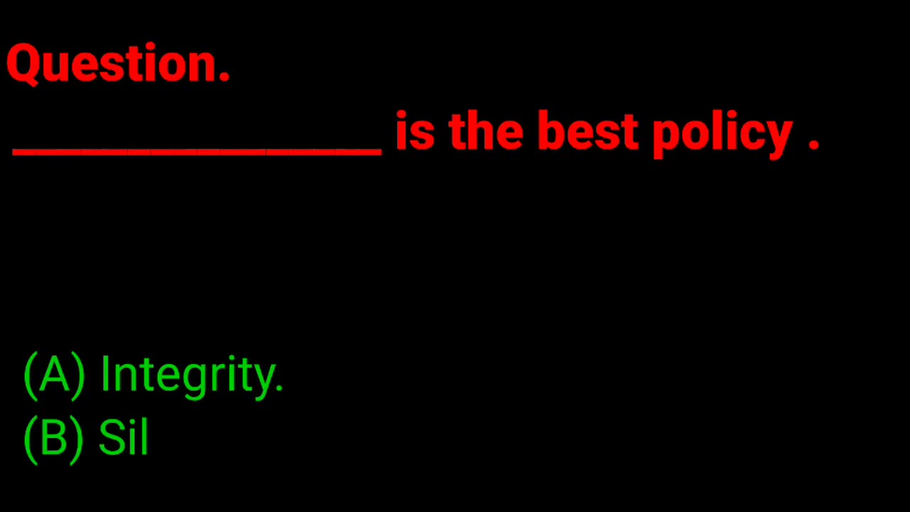 Best Policy