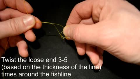 The Trilene Knot -Strong fishing knot