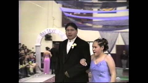 2000-01 WPHS Vids 114 Prom 080 Grand March Couple 53 by Glenn Strader