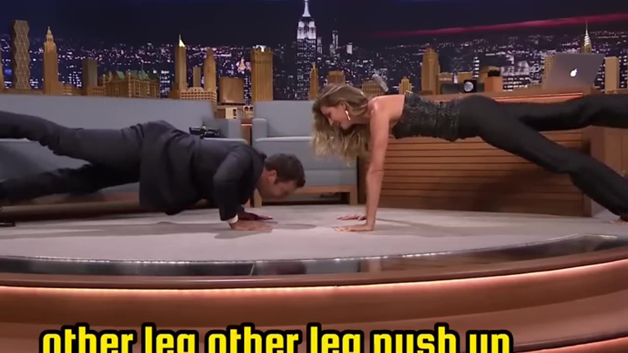 Super Model Gisele Bundchen vs. Jimmy Fallon_ Epic Plank Challenge on The Tonight Show