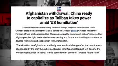 Biden INTENDED for this to happen in Afghanistan.