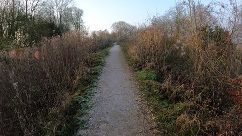 Speedlapse. Hiking at an ironage fort
