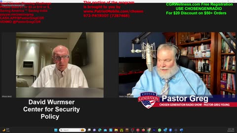 Dr David Wurmser Discusses Biden Admin Connection To Iran & Palestinian Terrorists