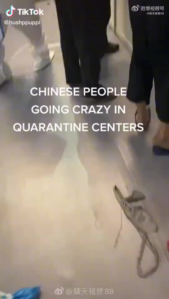 Check how chinese are becoming crazy st quarantine center