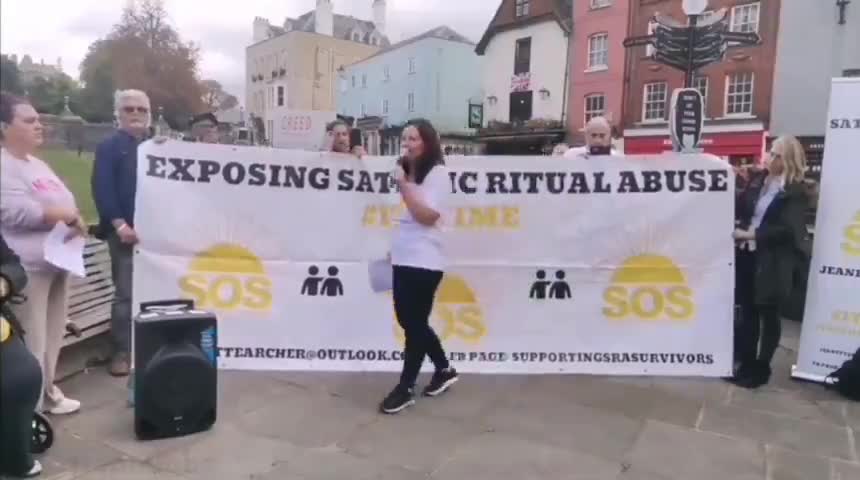 Child Victim Of Satanic Ritual Abuse Returns To Windsor Castle To Call Out Pedophile Queen