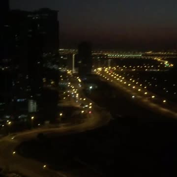view from the balcony of a hotel in Dubai
